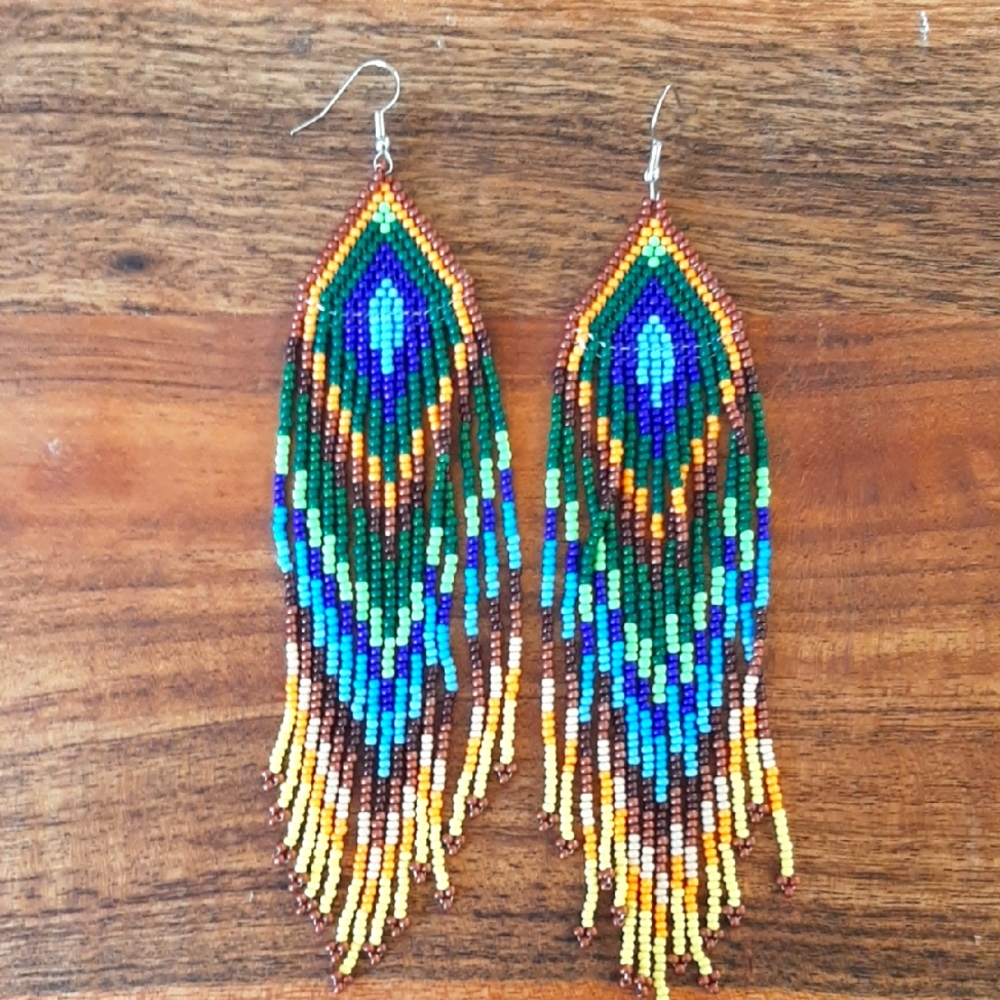 Colorful Beaded Earrings